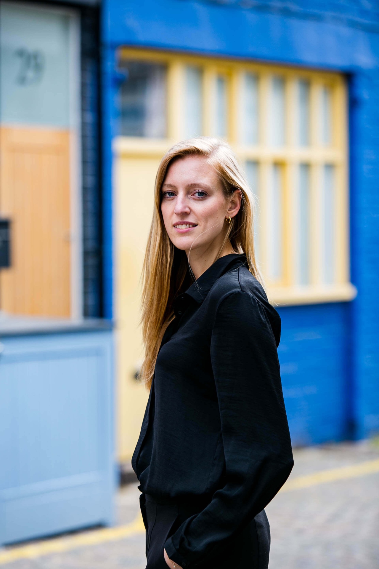 Julie Moltke smiles at the camera